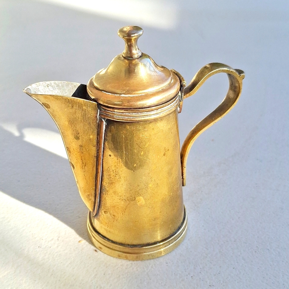 Vintage Brass Creamer